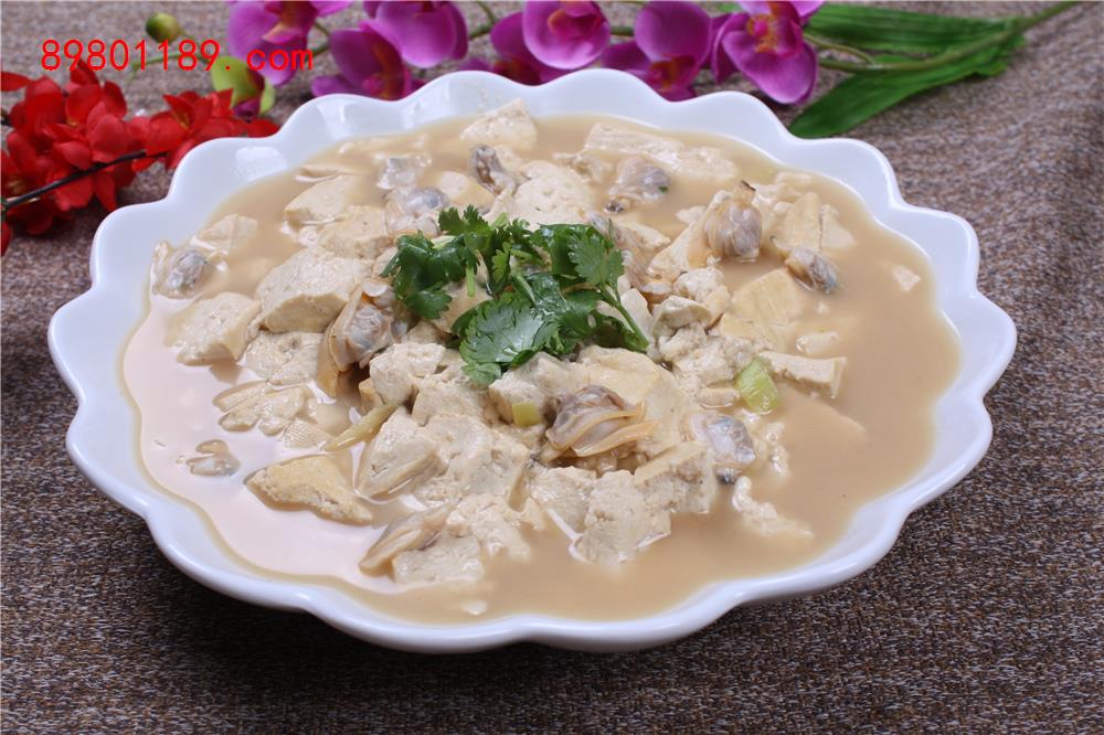 麻蚶子炖豆腐